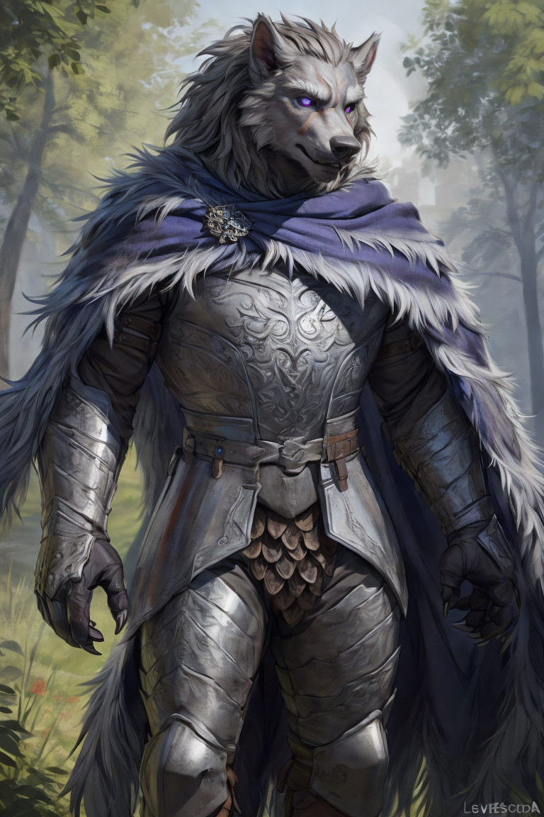 04306-2671199782-male, wolf, blaidd (elden ring), cape, muscular, elden ring, erdtree, sunlight, outside, standing, tail, balls, paws, claws, fro.png